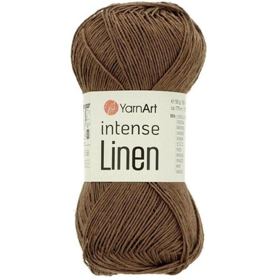 YarnArt Intense linen 4118 čokoládově hnědá
