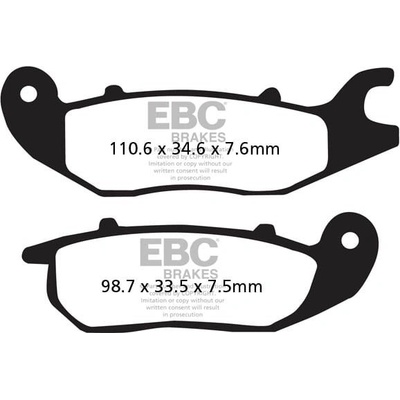 Brzdové destičky EBC FA375 FA375