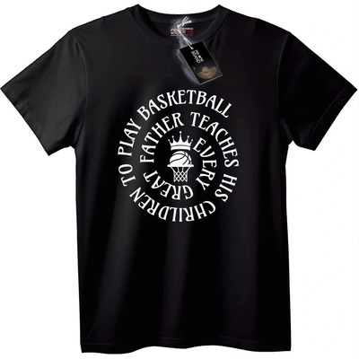 NOONEBRAND Тениска Бащино Баскетболно Наследство - 6XL, White
