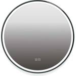 kielle Idolio - Огледало с LED осветление и отопление, диаметър 59 см, черно 50324014 (50324014)