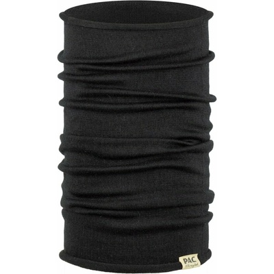 P.A.C. Nature Merin 100% Recycled Merino Neckwarmer Black