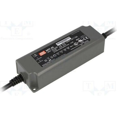 MEAN WELL NPF-40-12 Napájecí zdroj: spínaný; LED; 40,08W; 12VDC; 3,34A; 90÷305VAC; IP67