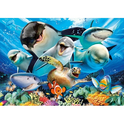Educa - Puzzle Underwater Selfie - 100 piese