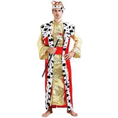 Арабски костюм Мъжка златна рокля размер 120-130 см