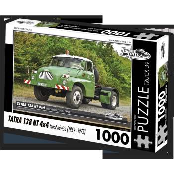 Retro cars - Puzzle TRUCK - Tatra 138 NT 4x4 tahač návěsů (1959 - 1972) - 1 000 piese