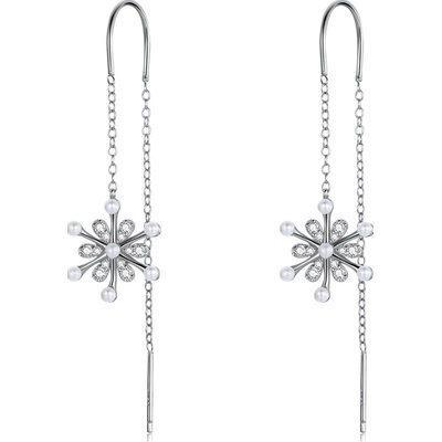 Olivie stříbrné řetízkové sněhová vločka 5866