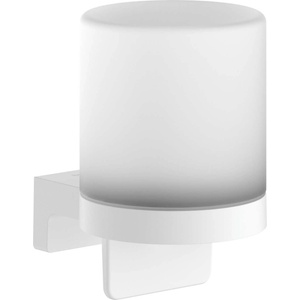 Hansgrohe AddStoris S - Дозатор за сапун с държач, матирано стъкло/матирано бяло 41765700 (41765700)