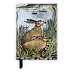 Flame Tree Publishing Angela Harding: Rathlin Hares (Foiled Pocket Journal) | Flame Tree Publishing