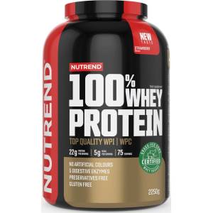 Nutrend 100% Whey Protein, ягода, 2250 g, Nutrend