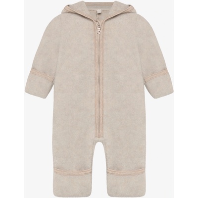 HUTTEliHUT Baby vlnený overal Camel Melange