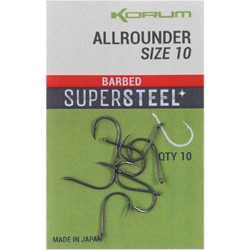 Korum Allrounder Hooks Barbed vel.6 10 ks