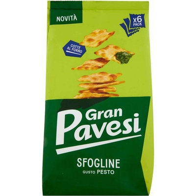 Pavesi krekry príchuť pesto 6x30 g