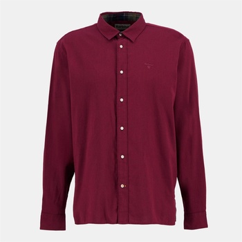 Barbour Sealane Relaxed Long-Sleeved Shirt - Biking Red RE32