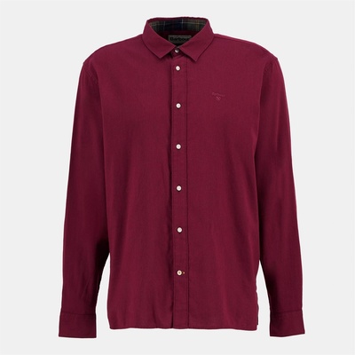 Barbour Sealane Relaxed Long-Sleeved Shirt - Biking Red RE32
