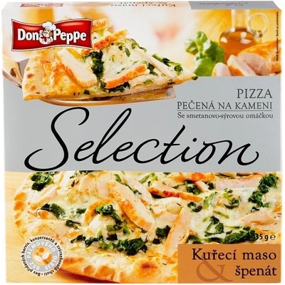 Don Peppe Selection Pizza kuracie mäso & špenát 435 g