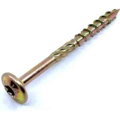 Vrut stavební RAPID TH 8x380 ŽZN TORX40 Vrut konstrukční, talířová hlava, TORX, zinek žlutý