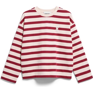 ARMEDANGELS Дамски пуловер ARMEDANGELS Women's Frankaa Maarlen Bold Jumper - Undyed / Velvet Red (117-3158-0614)
