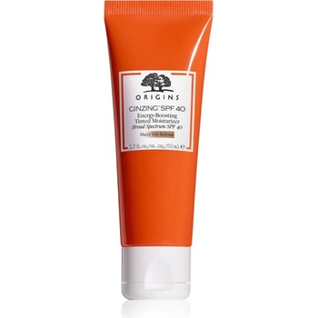 Origins GinZing Energy-Boosting Tinted Moisturizer дневен крем с ревитализиращ ефект SPF 40 50ml