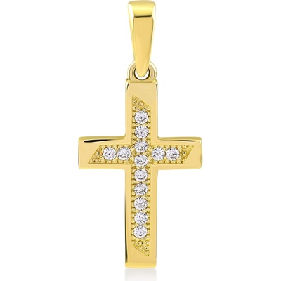 Lillian Vassago Zlatý přívěsek Křížek LLV82 GP019Y