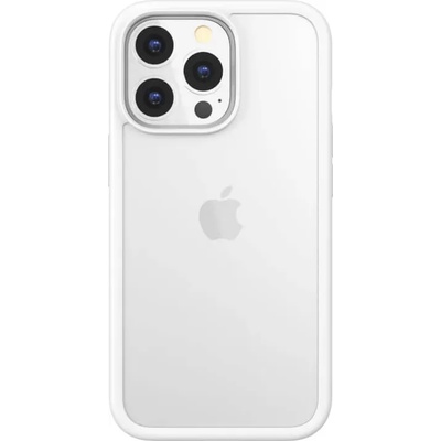 SwitchEasy AERO Plus Case - хибриден удароустойчив кейс за iPhone 13 Pro Max (бял-прозрачен)