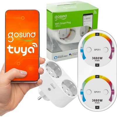 Gosund Dual smart plug WiFi SP211 3500W