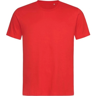Stedman Luxusné tričko Crew neck scarlet červené
