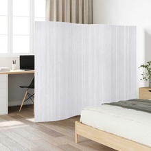ForU Paraván z bambusu biely 250 x 165 cm 241670