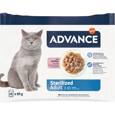Advance Feline Sterilized krůtí 52 x 85 g