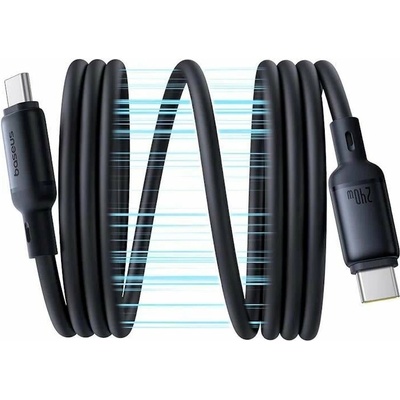 Baseus P10376800121-00 USB-C/USB-C, 1m, černý