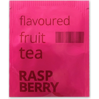 Růžová čajovna Pangea Tea Raspberry Malina ovocný porcovaný čaj nálevové sáčky 100 ks