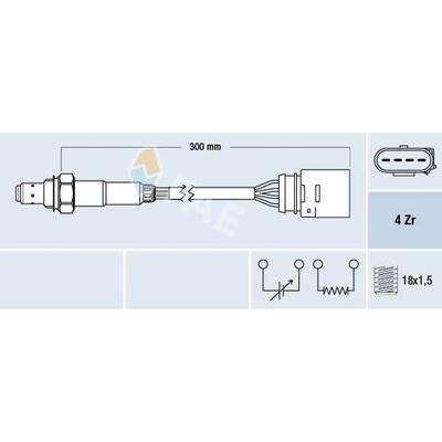 Lambda sonda FAE 77435