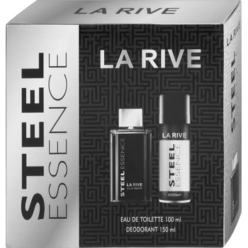 La Rive подаръчен комплект за мъже, EDT + дезодорант 150мл, Steel essence