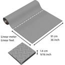 Notrax 479 Cushion Trax Grey 91cm x linm