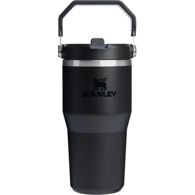 STANLEY Черен термос от неръждаема стомана 600 ml IceFlow Flip Straw 2.0 Tumbler Black - Stanley (10-12044-045)