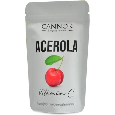 Cannor Acerola nápoj s vysokým obsahem vitamínu C 60 g
