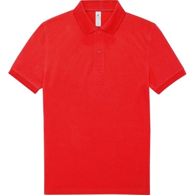 B&C polokošile B&C My Polo 180 piqué krátký rukáv COT-01U42400401 červené