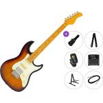 SIRE Larry Carlton S5 HSS Premium SET 3-Tone Sunburst Електрическа китара