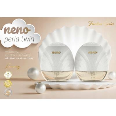 NENO Perla Twin Bílá Oboustranná Mušlová Dvojitá Sada