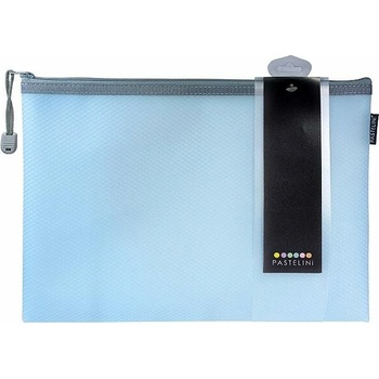 KARTON P+P Pastelini obálka so zipsom sieťovaná A4 modrá