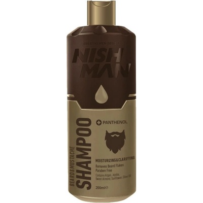 NISHMAN Beard & Mustache Care Shampoo 200 ml
