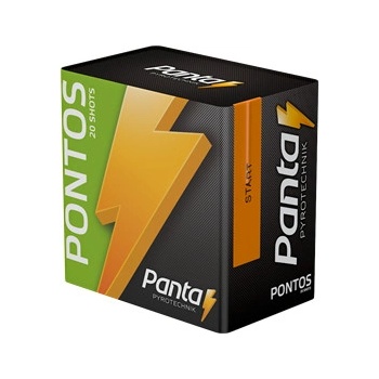 Kompaktní ohňostroj Pontos 19 ran 28 mm