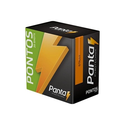 Kompaktní ohňostroj Pontos 19 ran 28 mm