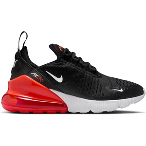 Nike Юношески маратонки Nike Air Max 270 React Junior Trainers - Black/Red