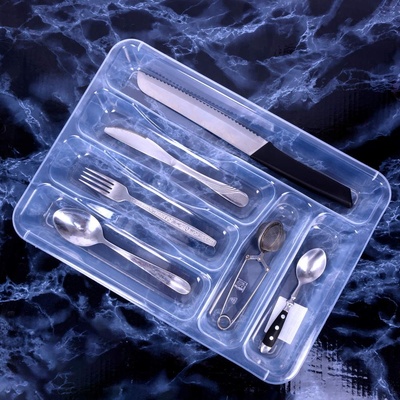 Органайзер за прибори за чекмедже с шест отделения