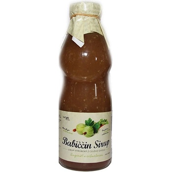 Nature Notea Babiččin sirup Angrešt s rebarborou 0,5 l