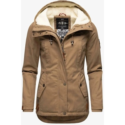 Marikoo BIKOO дамско зимно яке с качулка, taupe (M-W-210-taupe-805)