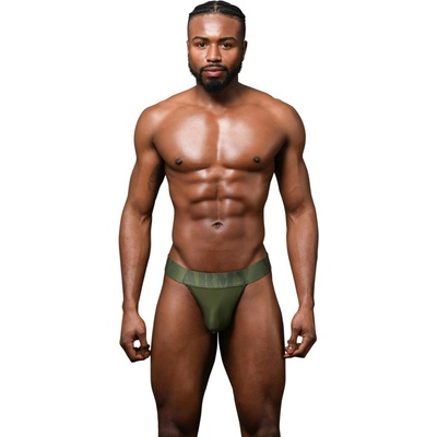Andrew Christian Pánské jocksy zelené ALMOST NAKED Military