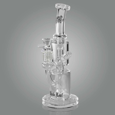 Čierny list TRIPLE VERTIGO Bong Vantikick-System 37 cm