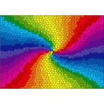 Enjoy - Puzzle Stained Glass Rainbow Burst - 1 000 piese