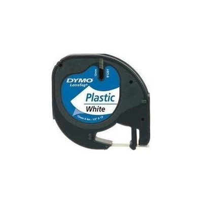 Dymo LetraTag páska plastová 12mm x 4m, biela, 59422, S0721660